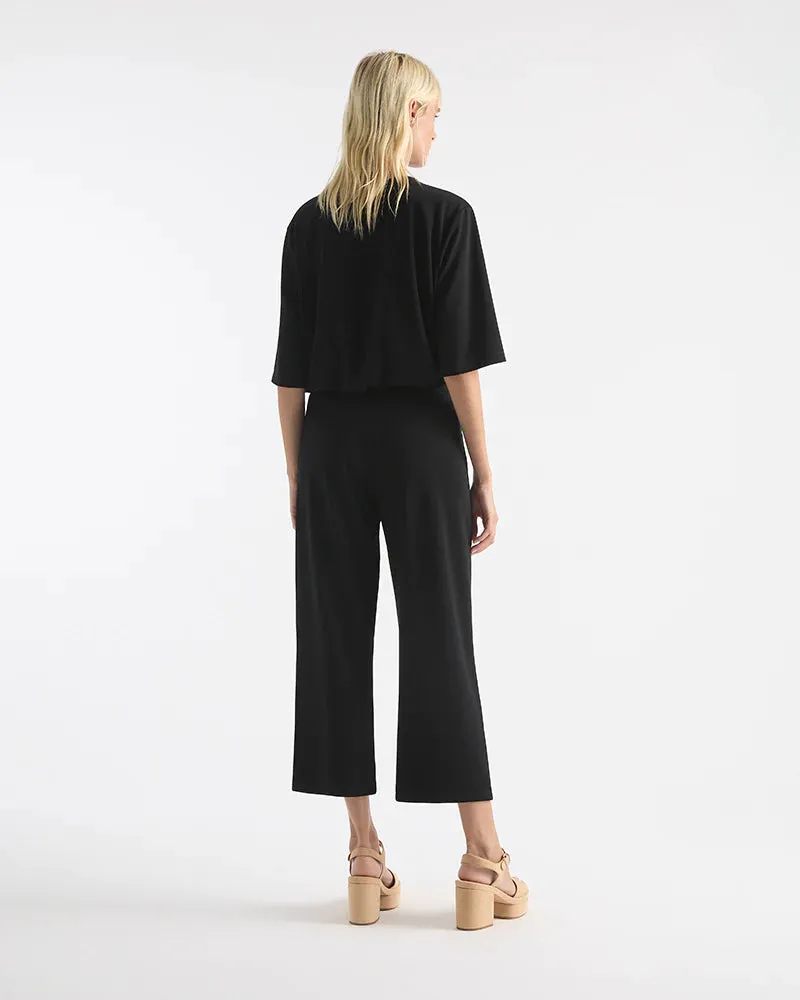 3/4 PANT- COFFEE