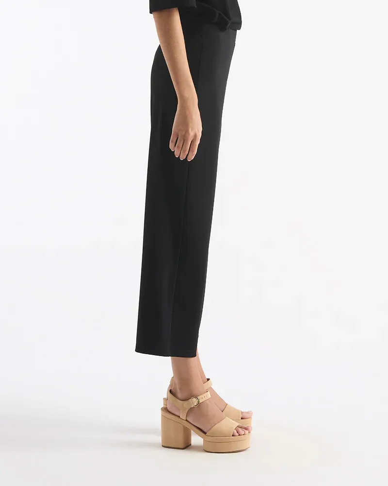 3/4 PANT- COFFEE