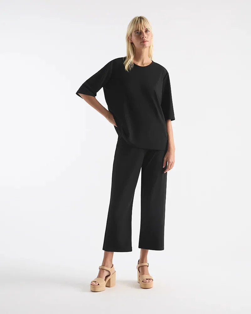 3/4 PANT- COFFEE
