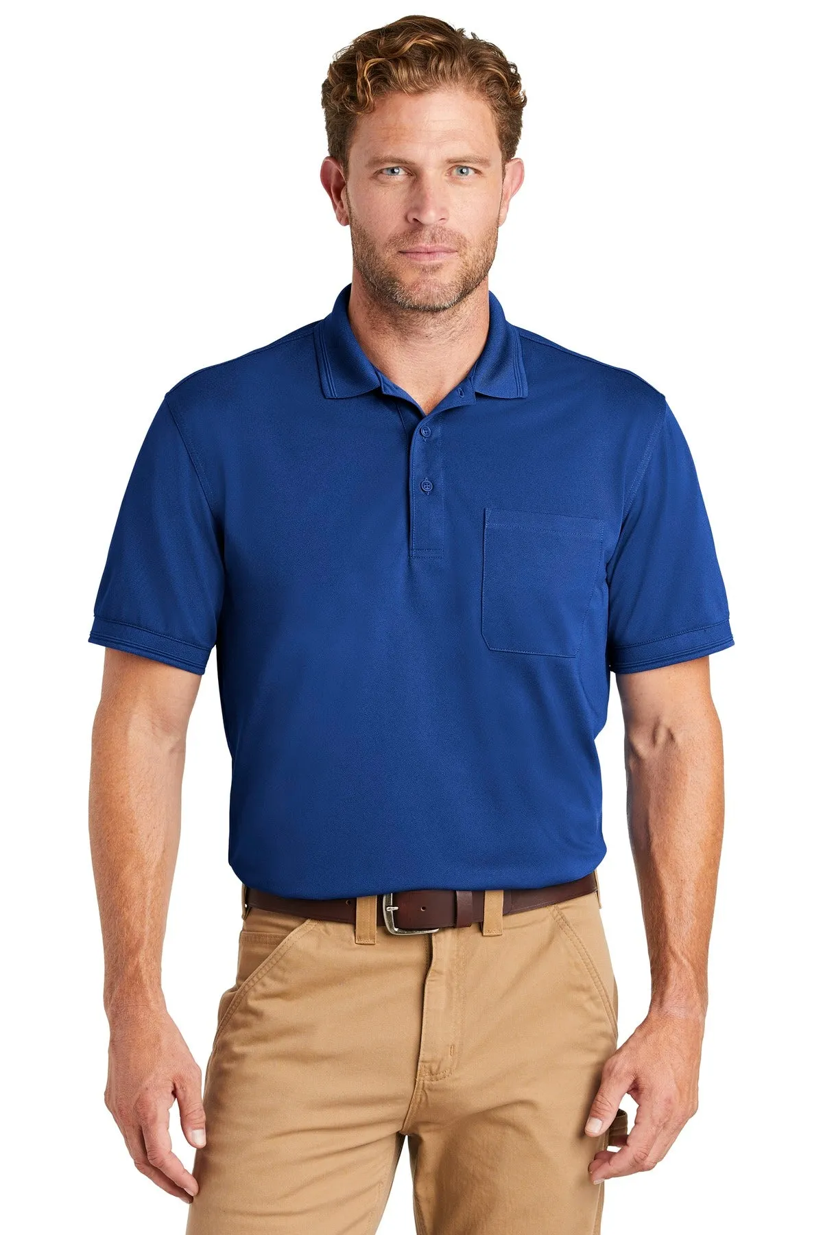 CornerStone Industrial Snag-Proof Pique Pocket Polo