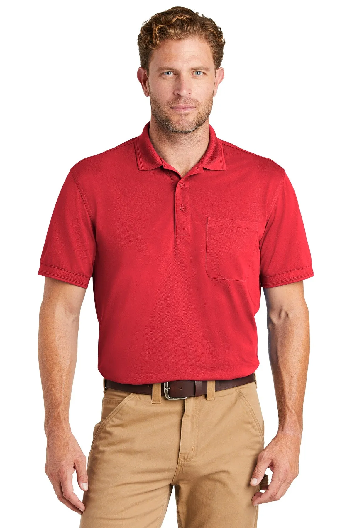 CornerStone Industrial Snag-Proof Pique Pocket Polo