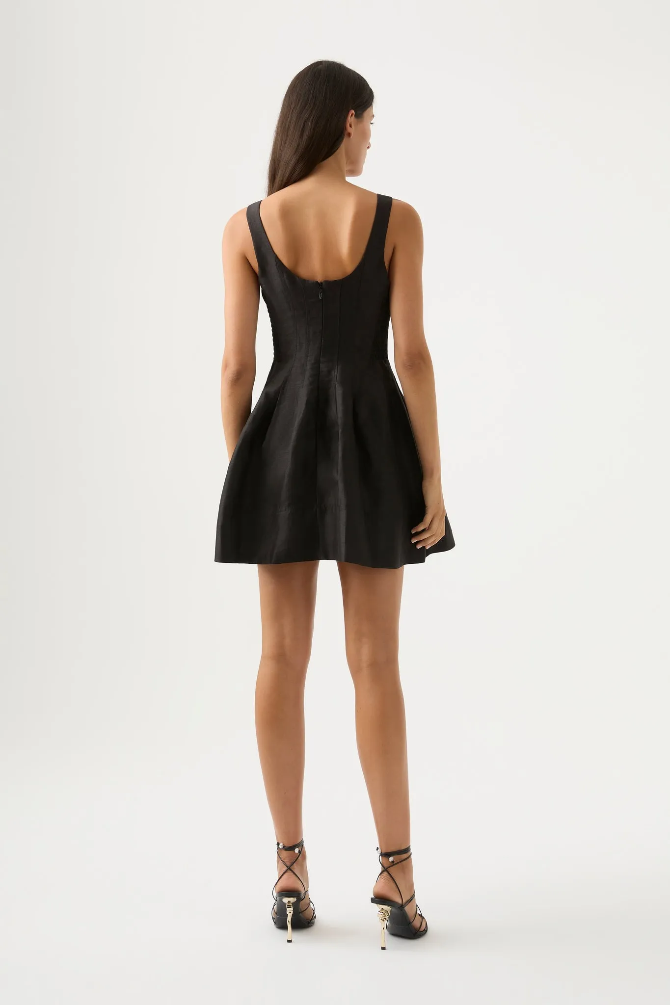 Divinity Pearl Pin Mini Dress