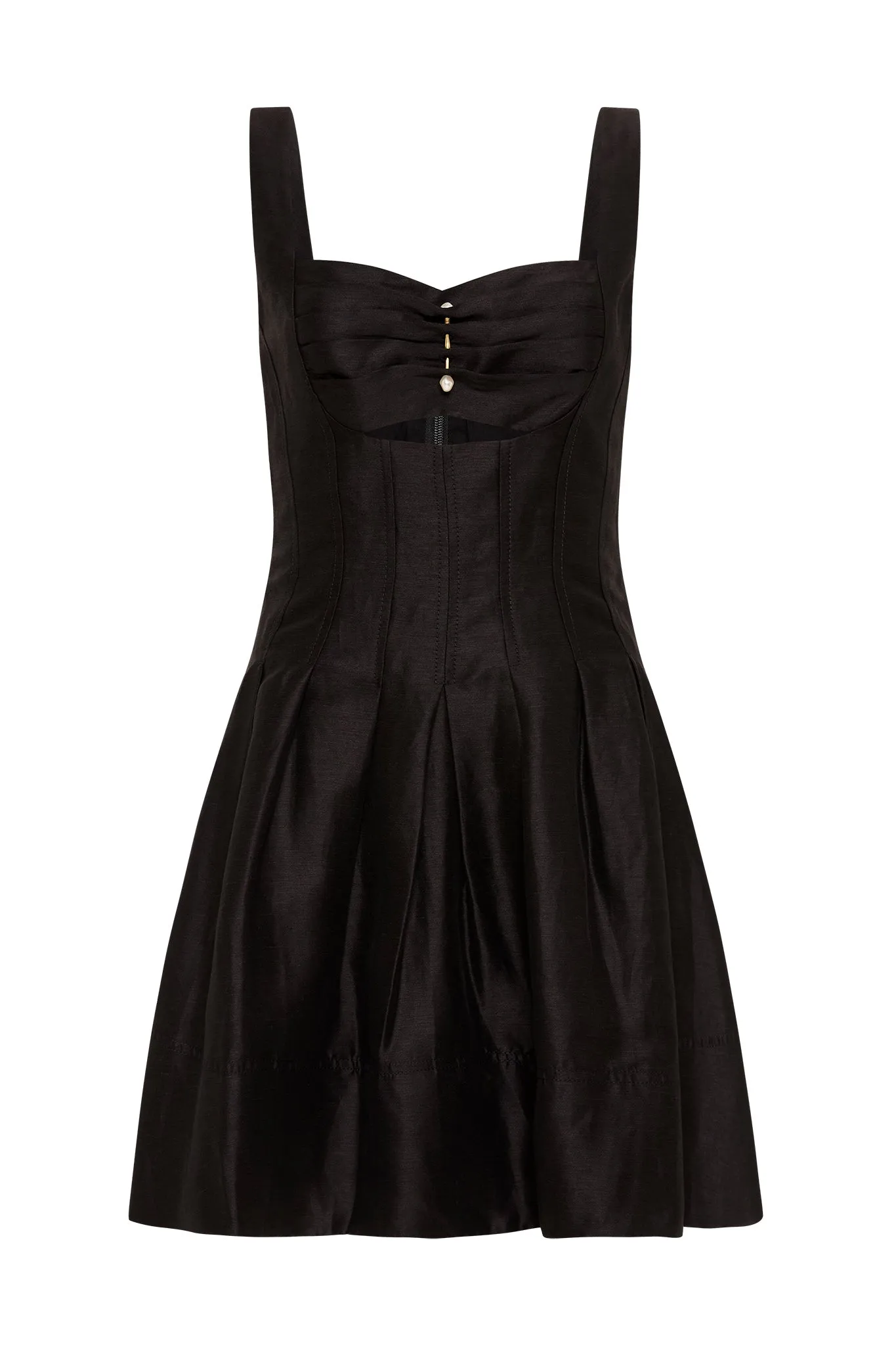 Divinity Pearl Pin Mini Dress