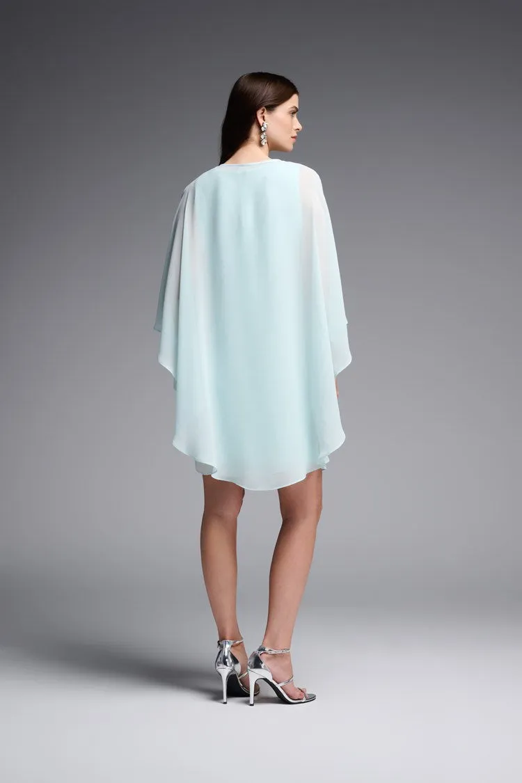 J.R 231705 Dress with Chiffon Cover-Up