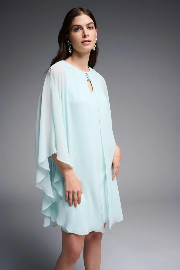 J.R 231705 Dress with Chiffon Cover-Up