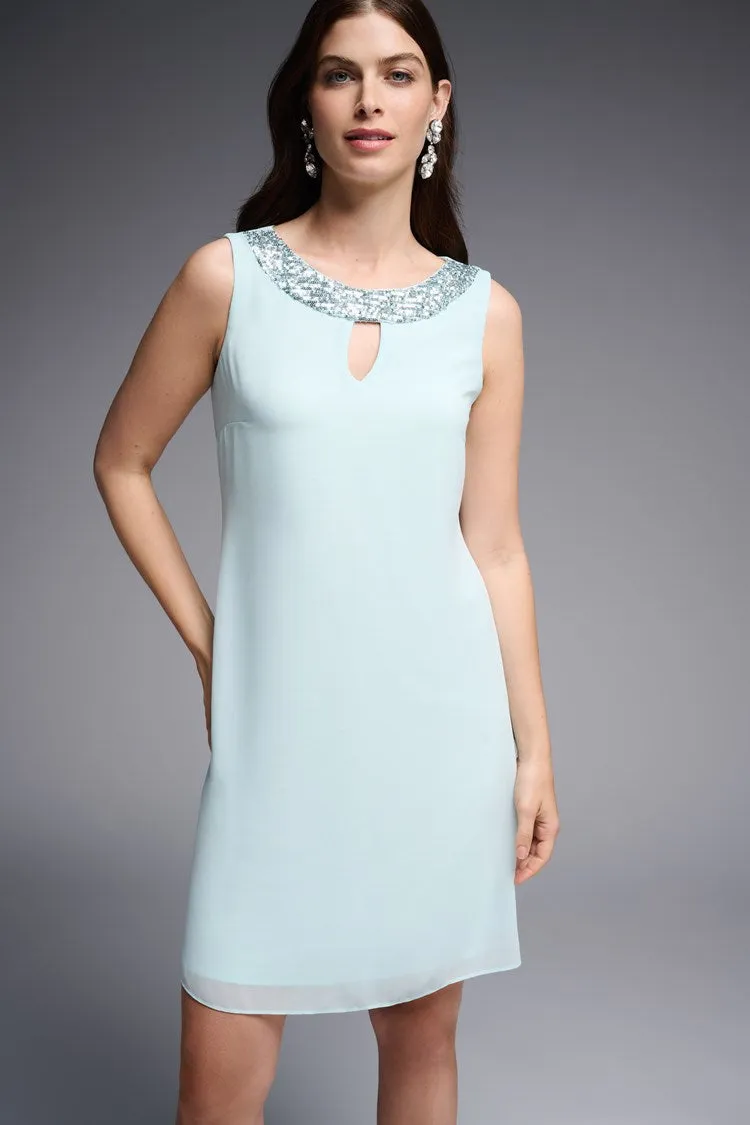 J.R 231705 Dress with Chiffon Cover-Up