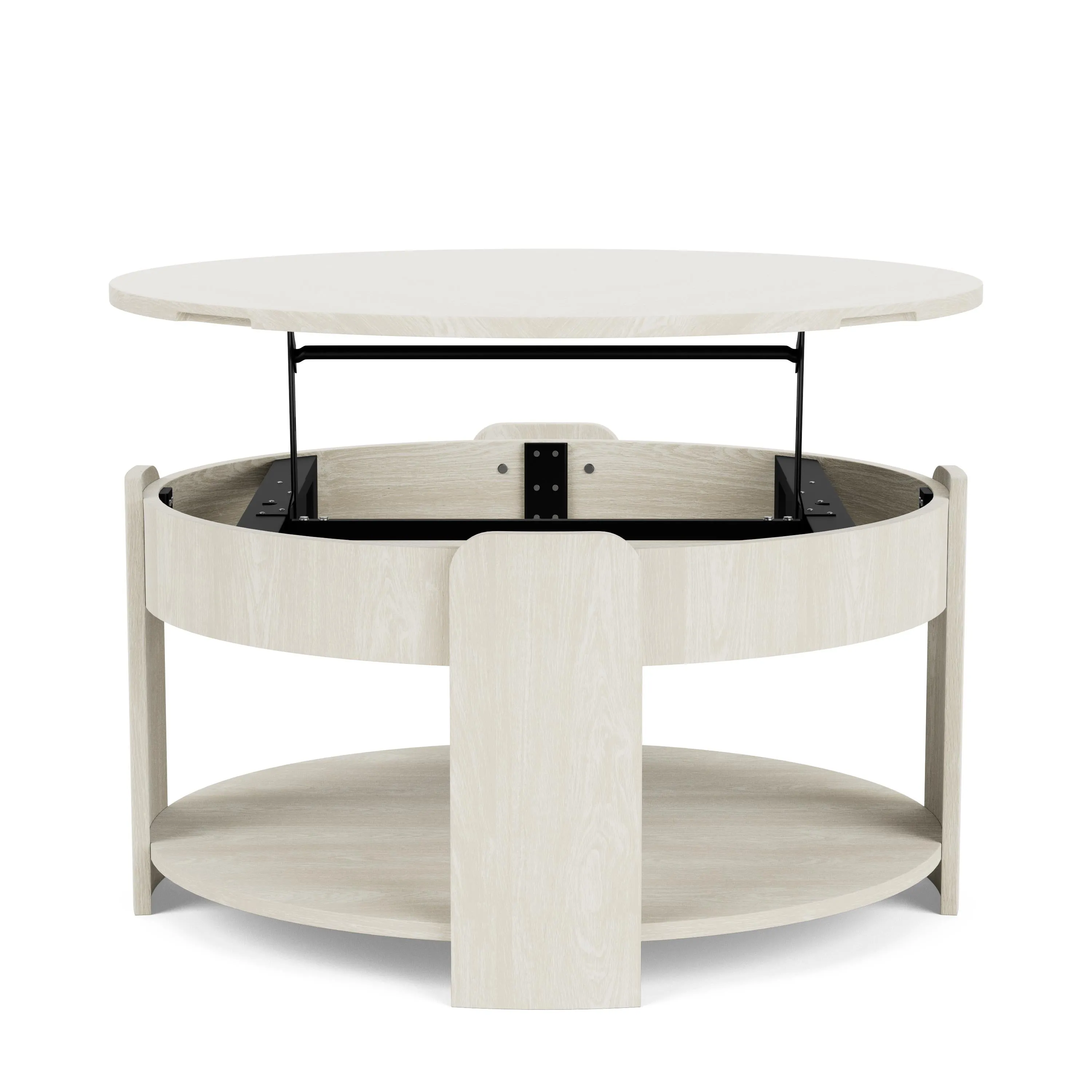 Sandstone Round Coffee Table 24" or 35" with Lift Top